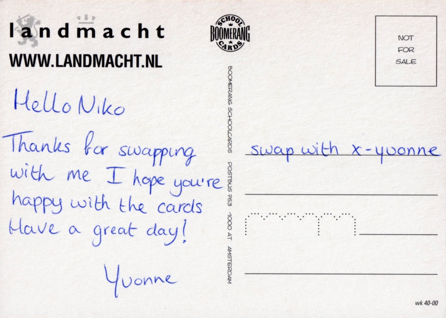 Netherlands card back 8