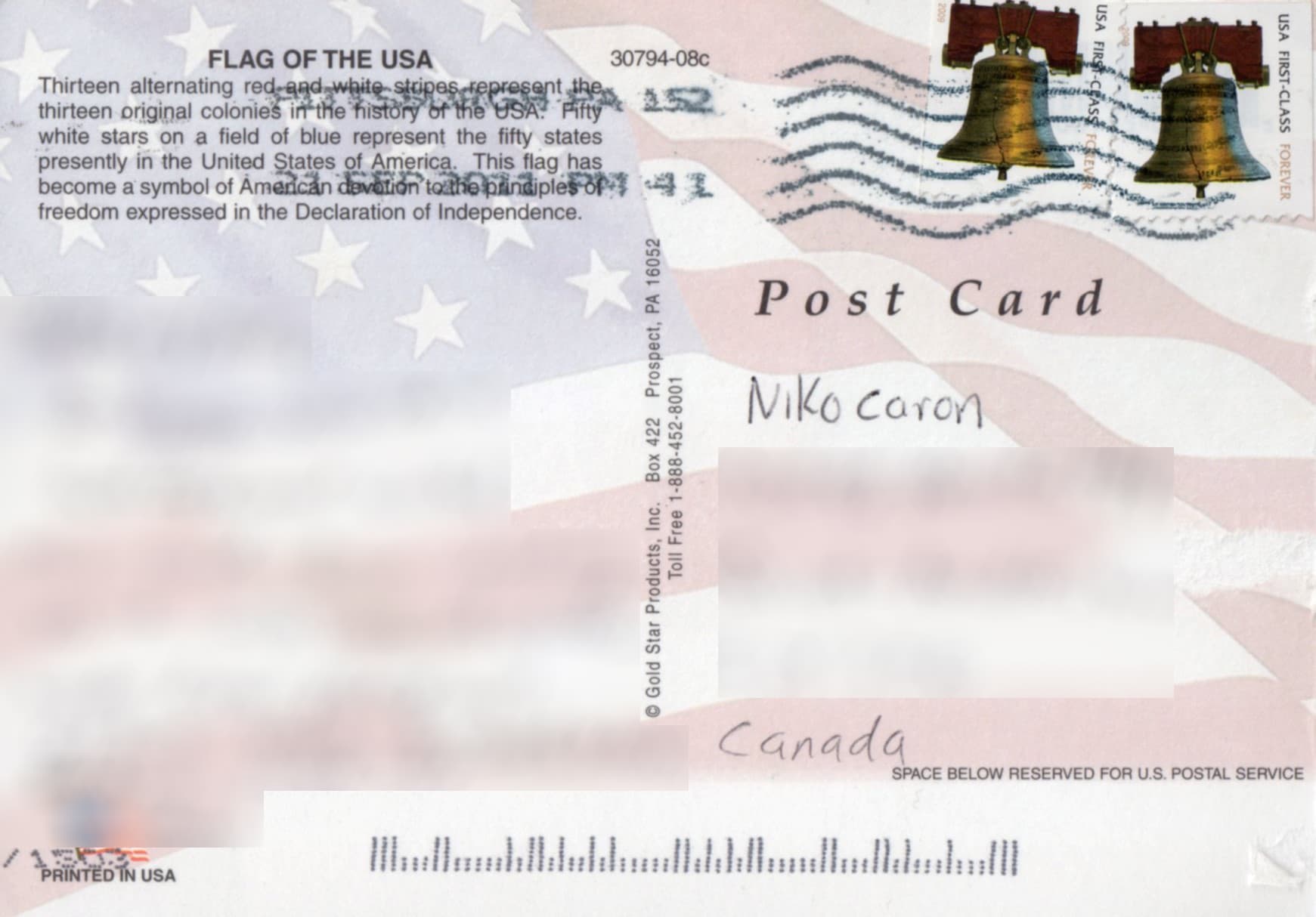 United States card back 31