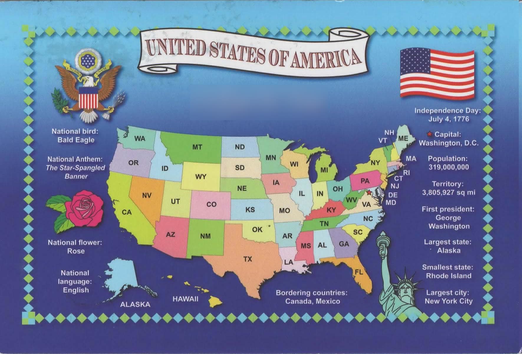 United States card front 1